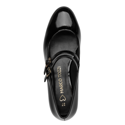 Marco Tozzi 2-22209-44 018 Black Patent Dress Shoes