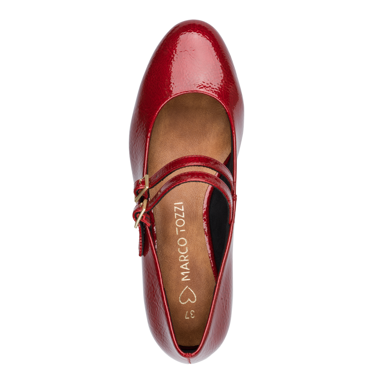 Marco Tozzi 2-22209-44 566 Dark Red Patent Dress Shoes