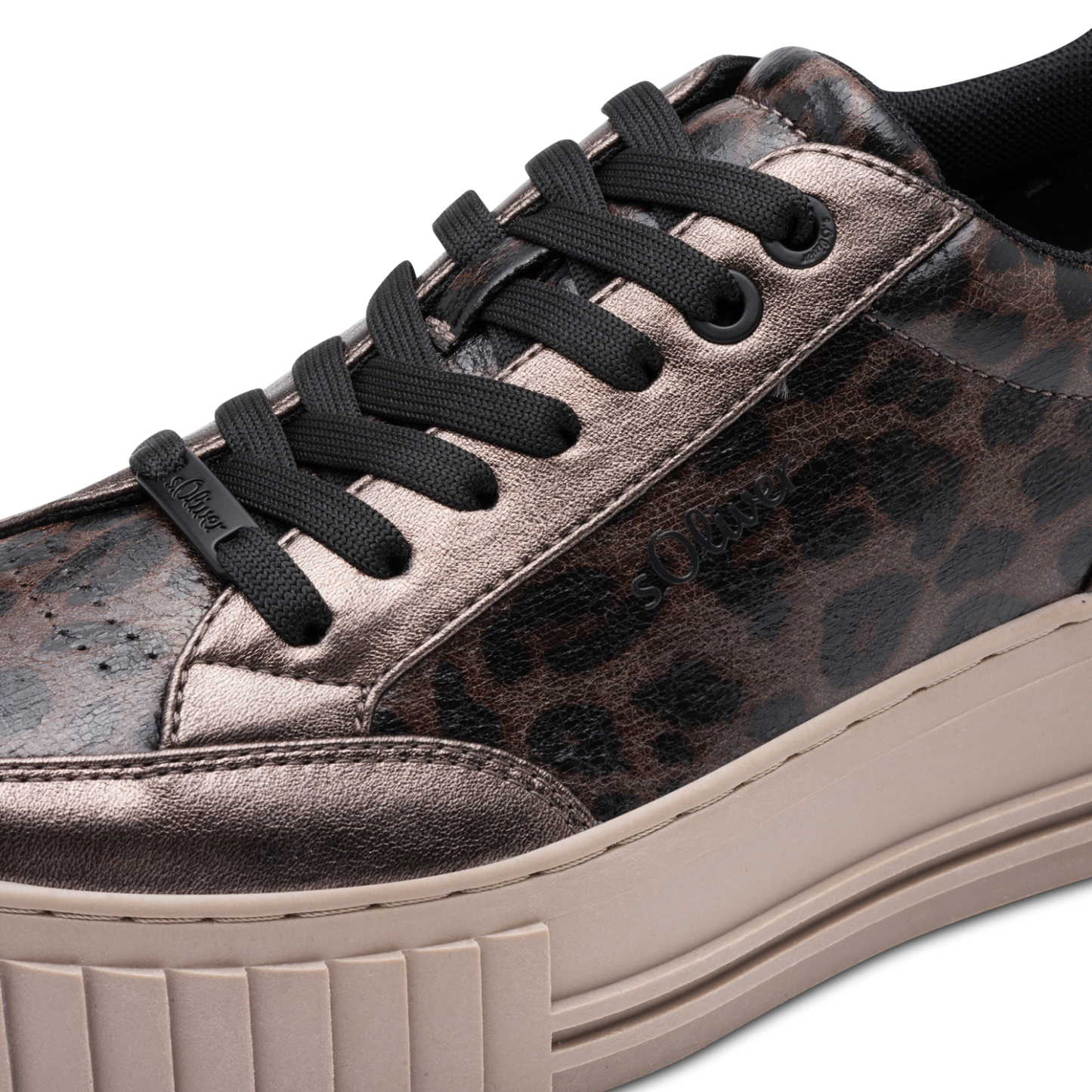 S Oliver 5-23682-45 905 Bronze Combi Trainers