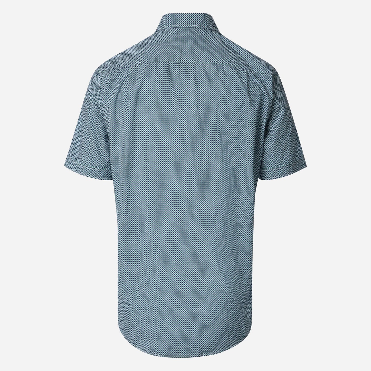 Casa Moda 126130321 300 Green Milieu Short Sleeve Casual Shirt