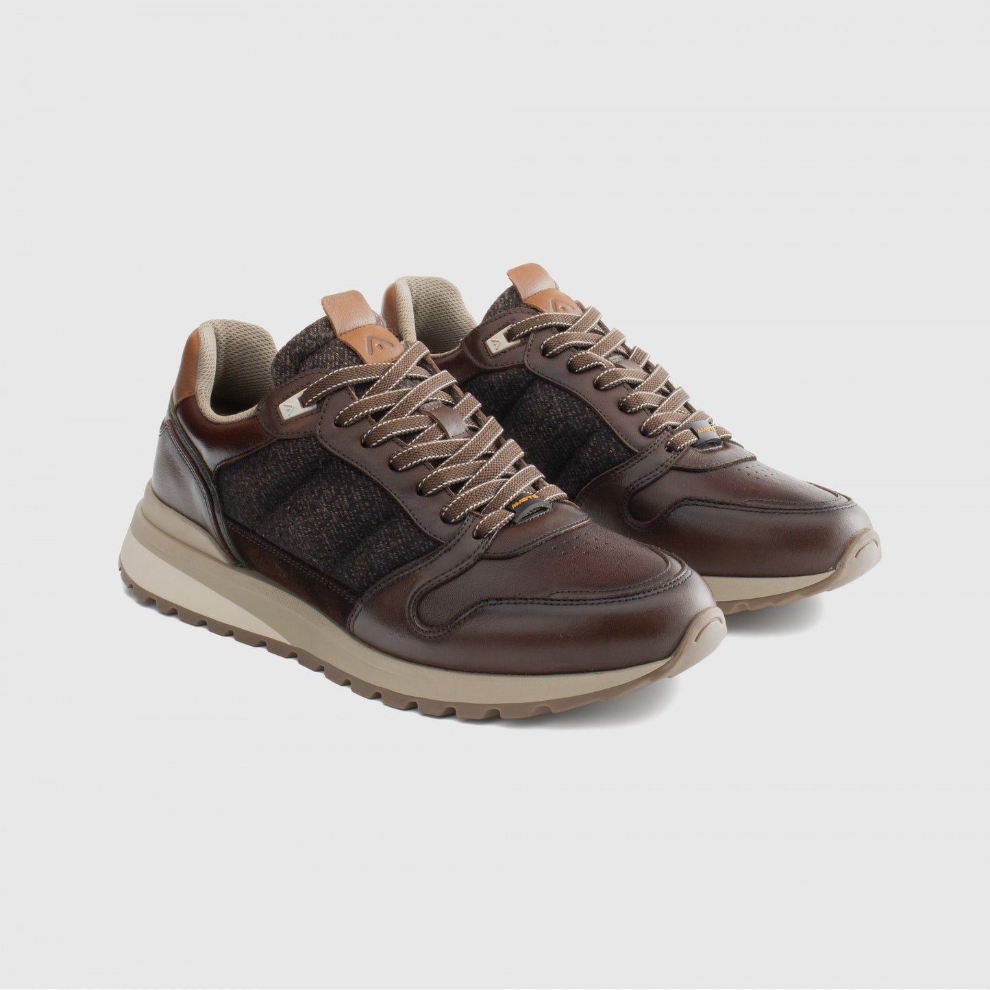 Ambitious 14023 7129AM Brown Combi Trainers