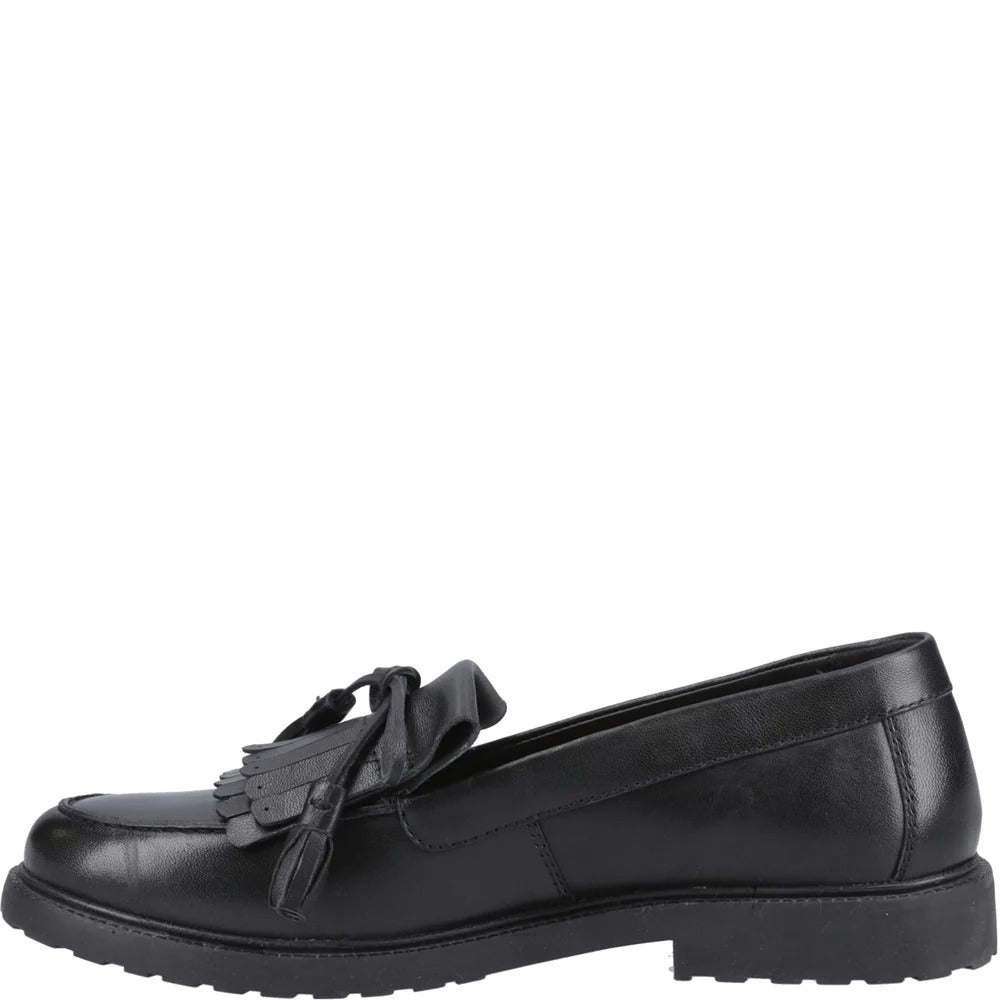 Hush Puppies Verity Kiltie Black Loafer