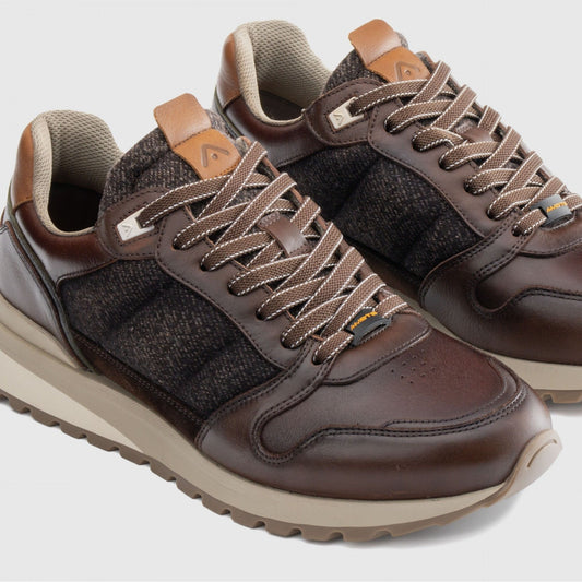 Ambitious 14023 7129AM Brown Combi Trainers