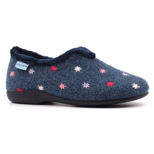 Lunar Florance Navy Slipper