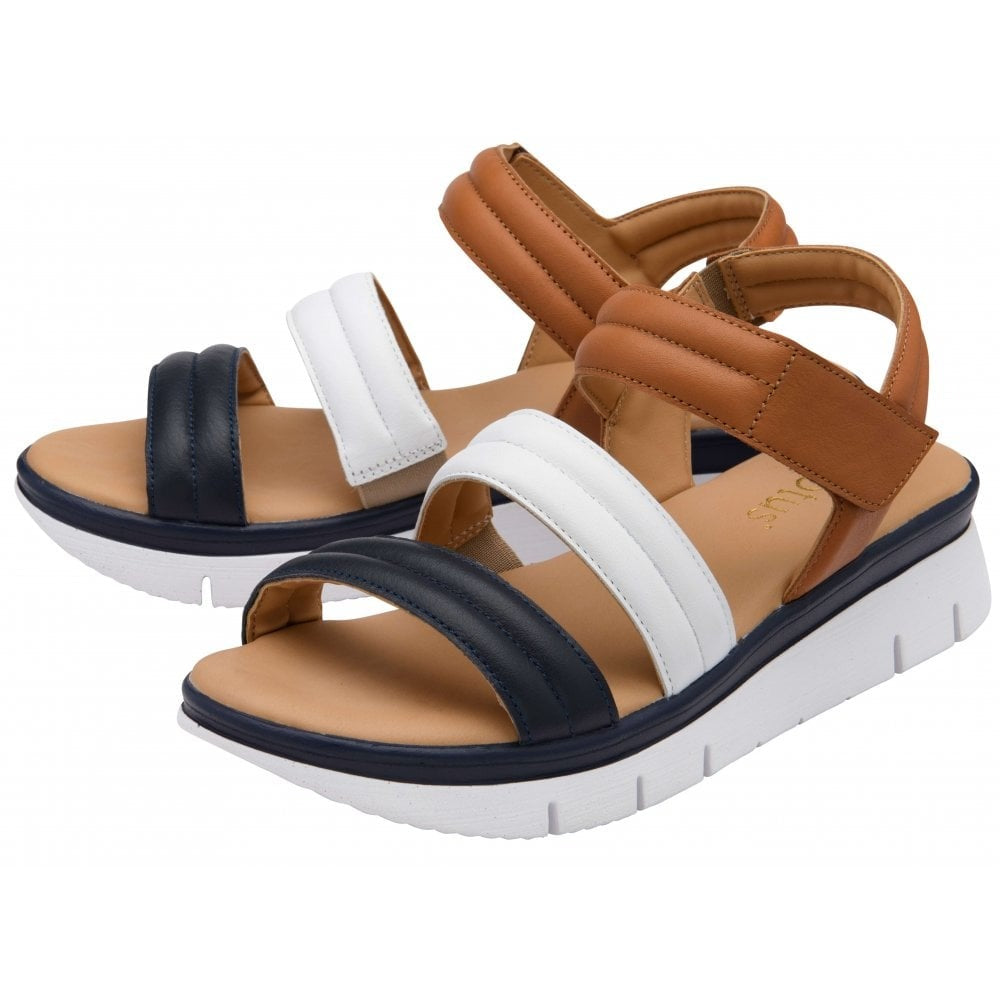 Lotus Zamira Navy Multi Sandal