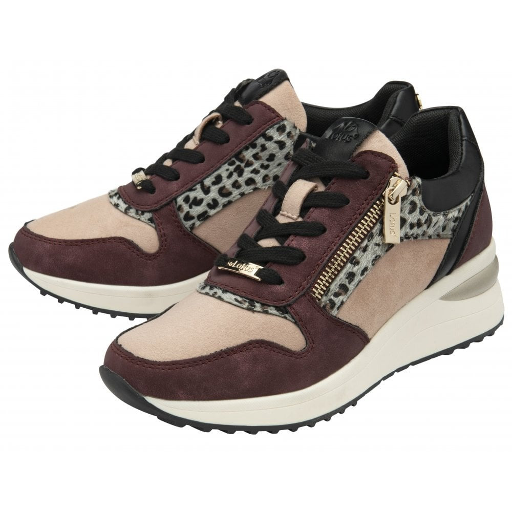 Lotus Moore Bordo/Pink Trainers