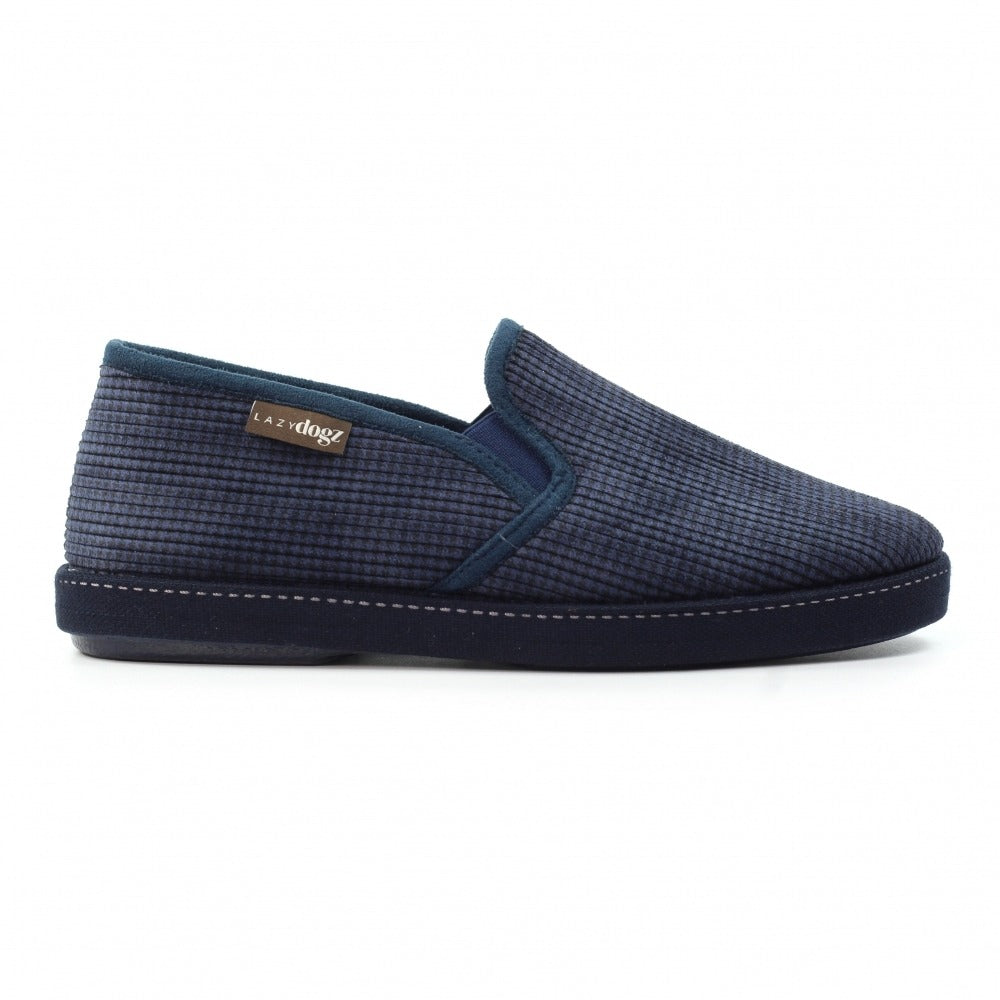 Lazy Dogz Anderson Navy Slippers