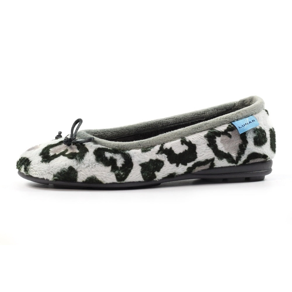 Lunar Ava Grey Pump Slippers