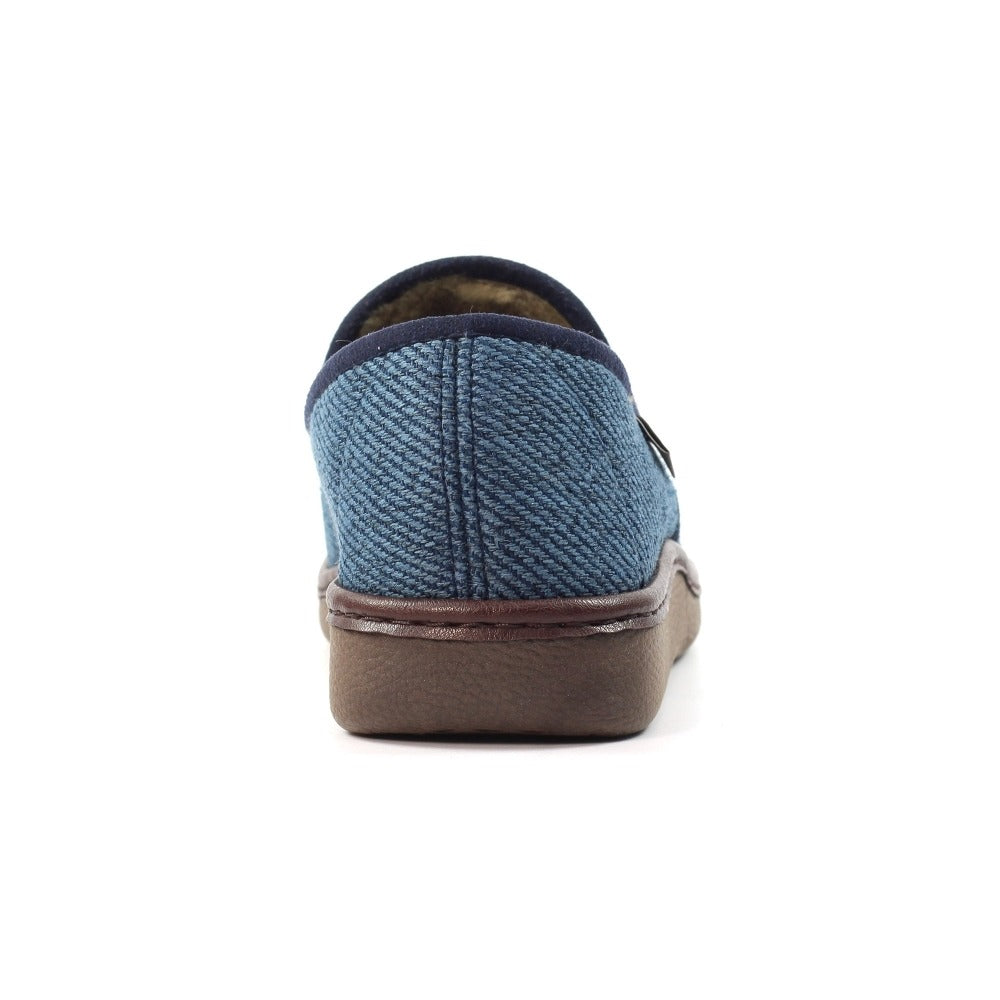Lazy Dogz Oliver Navy Slippers