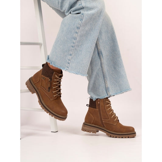 Lunar Caramel Tan Waterproof Boots
