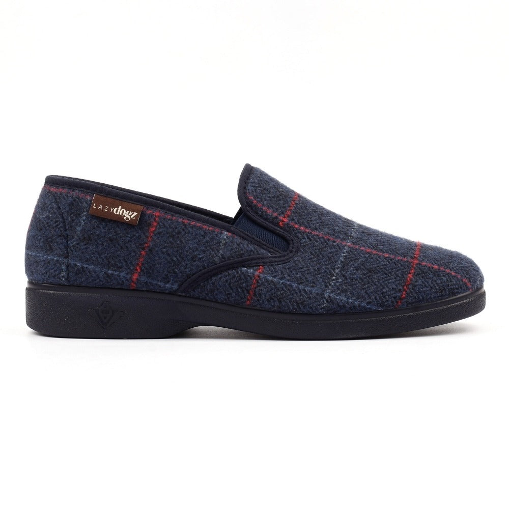 Lazy Dogz Hughes Navy Slippers