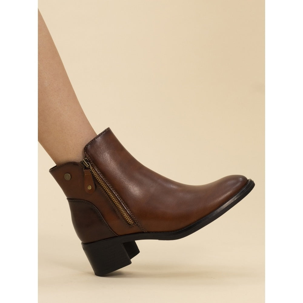 Lunar Sabina Tan Ankle Boots