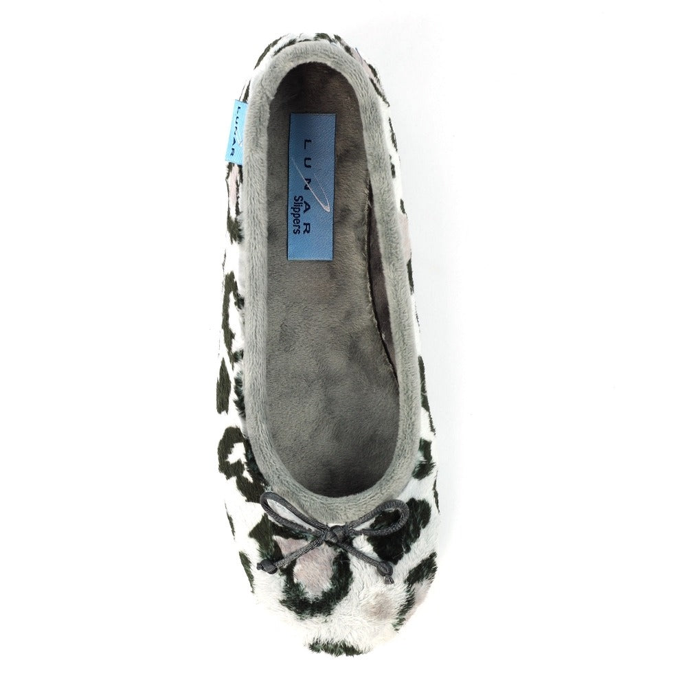 Lunar Ava Grey Pump Slippers