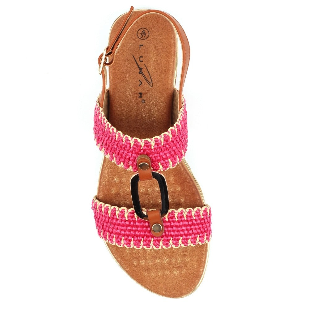 Lunar Jules Pink Sandals