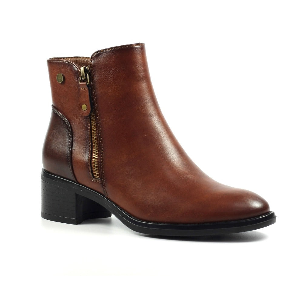 Lunar Sabina Tan Ankle Boots