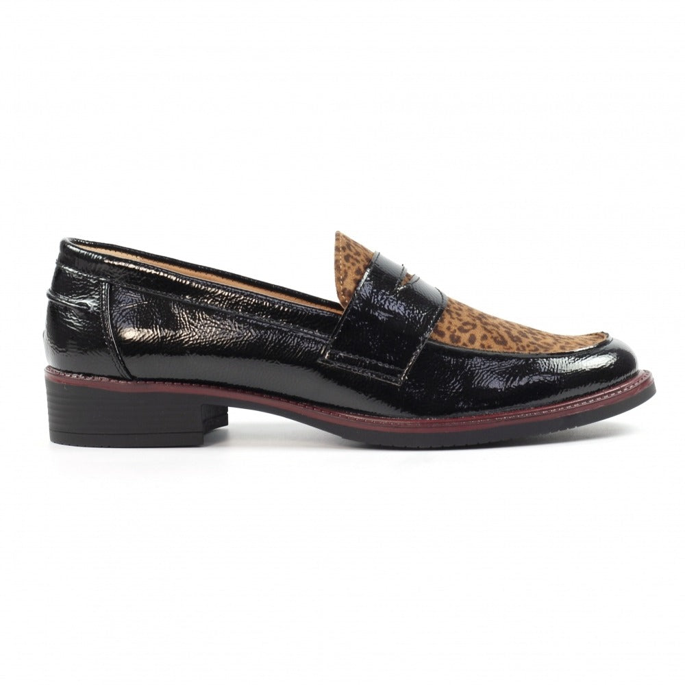 Lunar Titan Black Patent Shoes