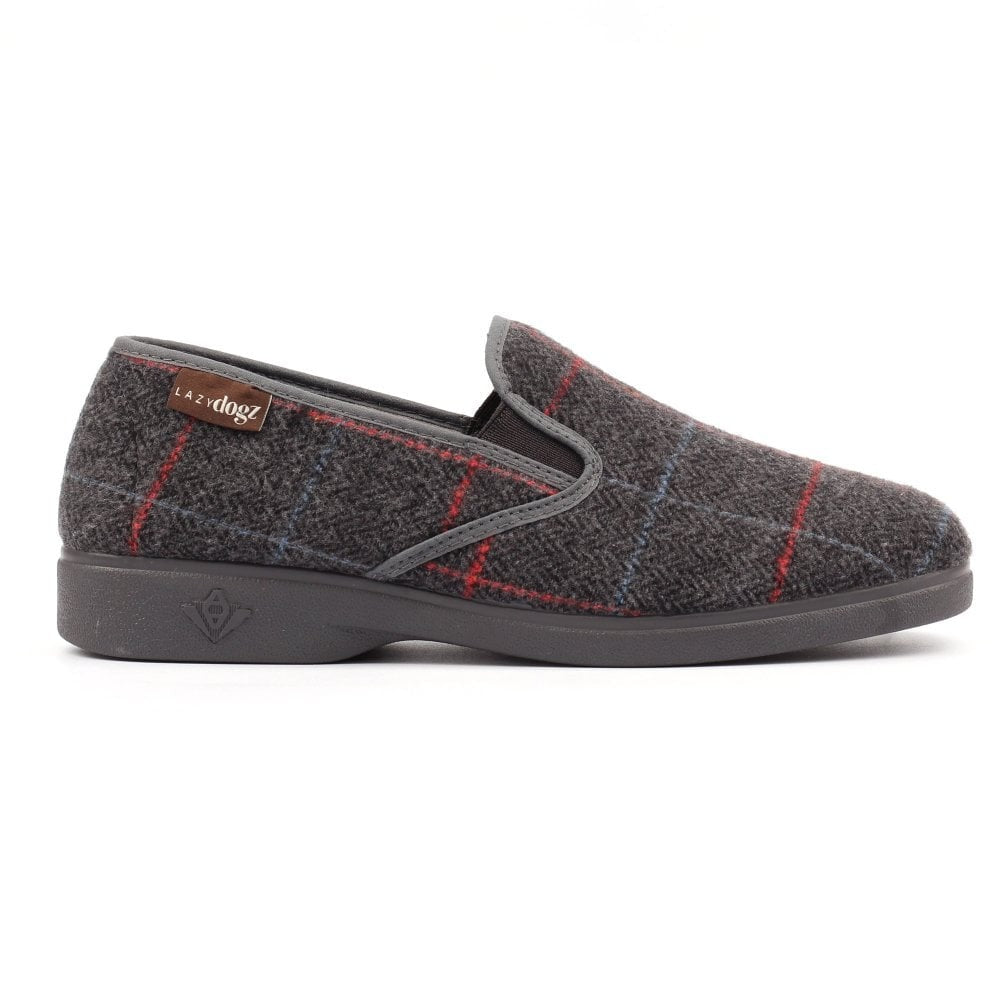 Lazy Dogz Hughes Grey Slippers