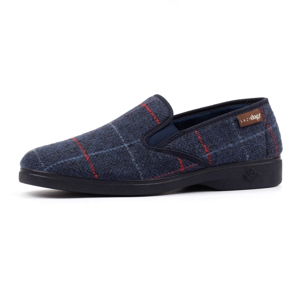 Lazy Dogz Hughes Navy Slippers