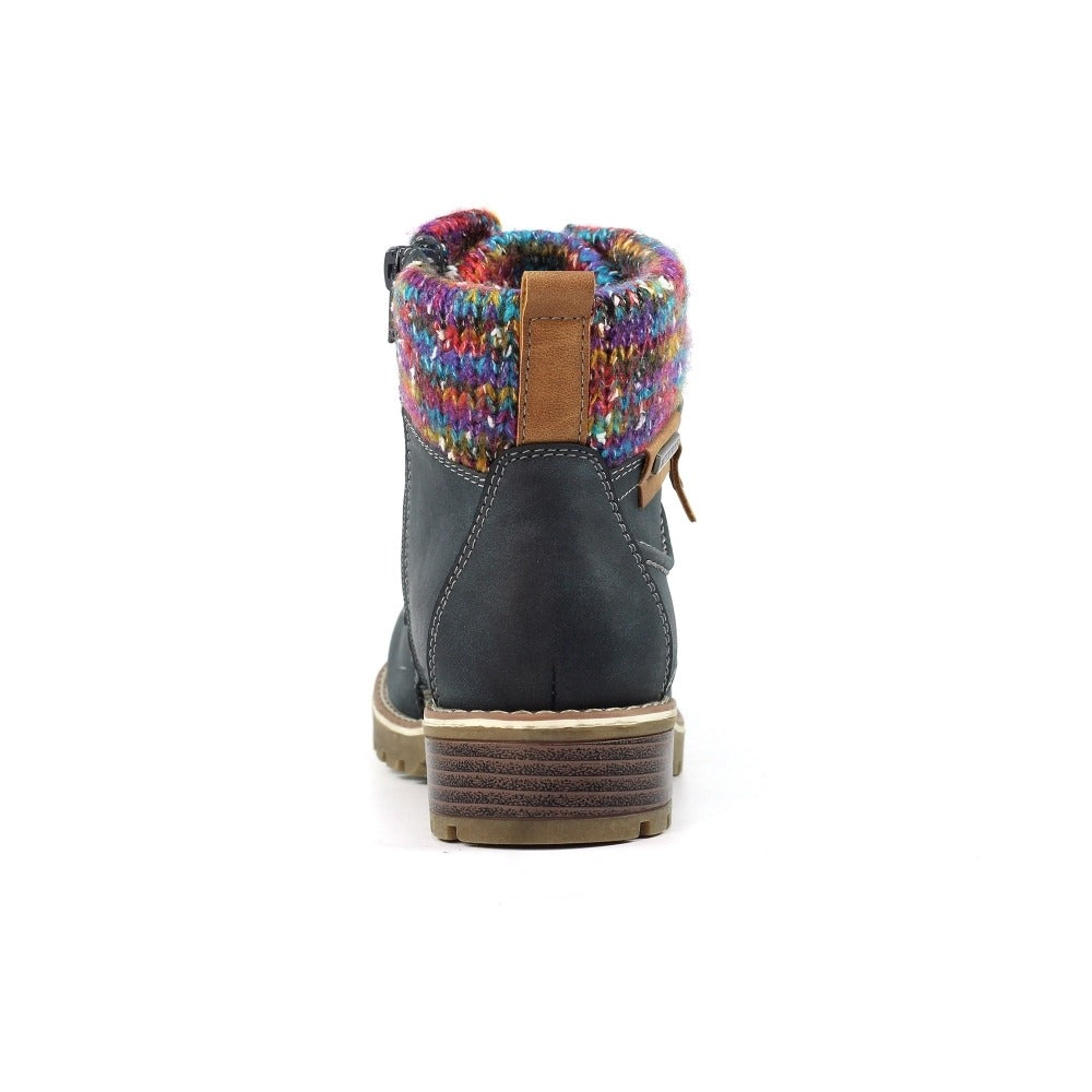 Lunar Tabasco Navy Waterproof Boots