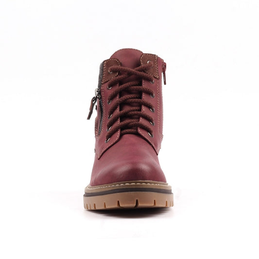 Lunar Caramel Burgundy Waterproof Boots