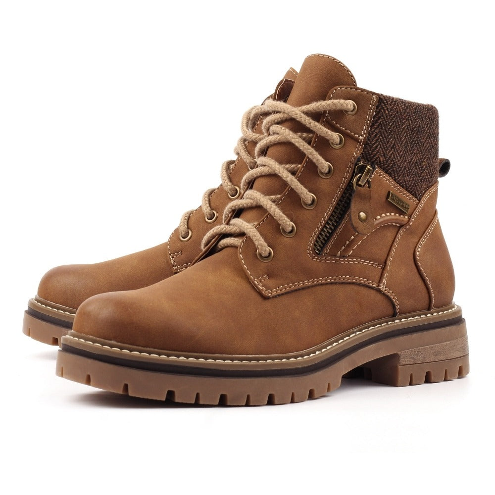 Lunar Caramel Tan Waterproof Boots