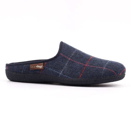 Lazy Dogz Farrell Navy Mule Slippers