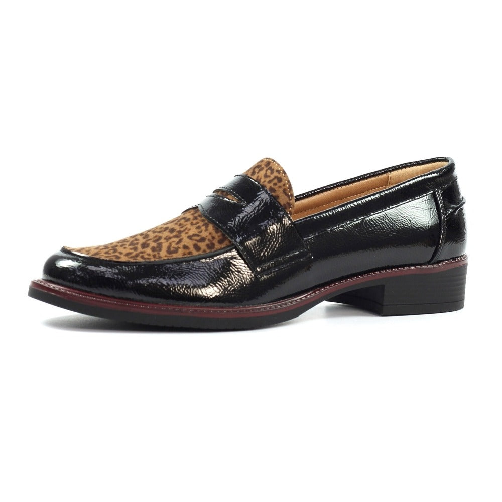 Lunar Titan Black Patent Shoes