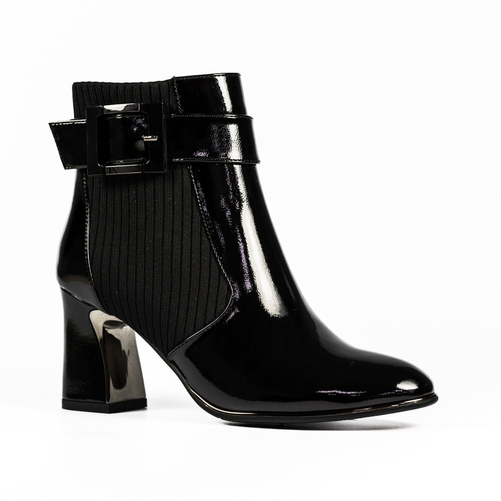 Lunar Trudy Black Ankle Boots