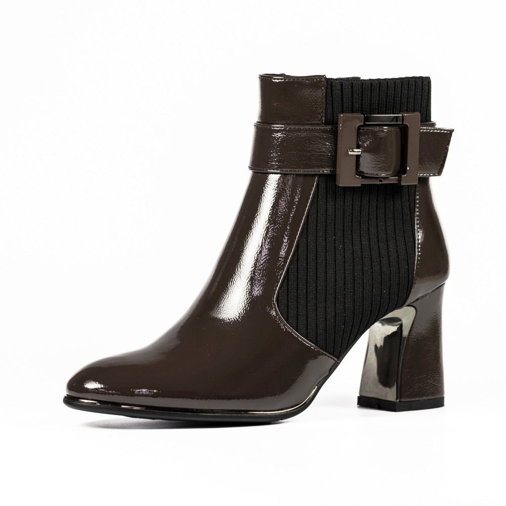 Lunar Trudy Grey Ankle Boots