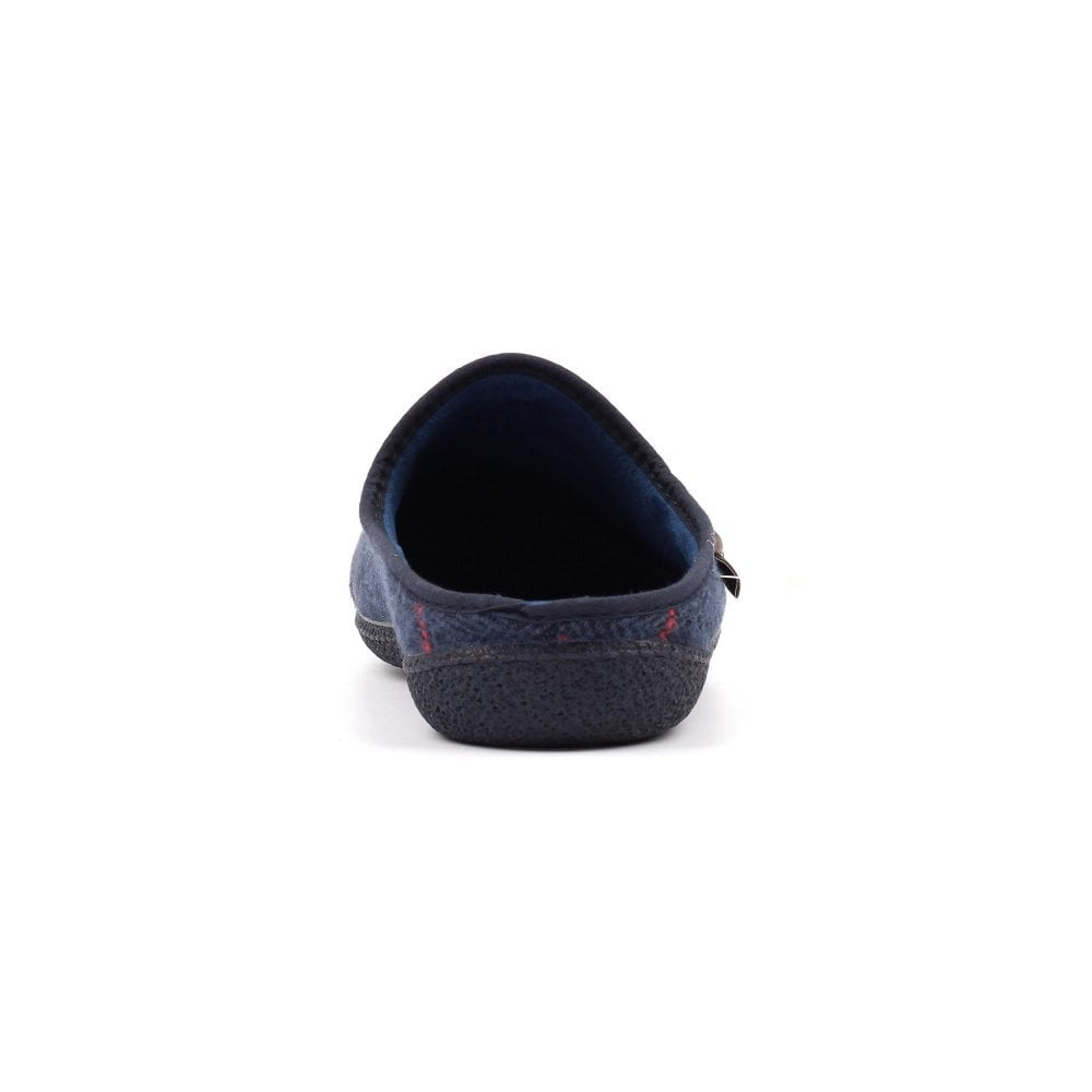 Lazy Dogz Farrell Navy Mule Slippers