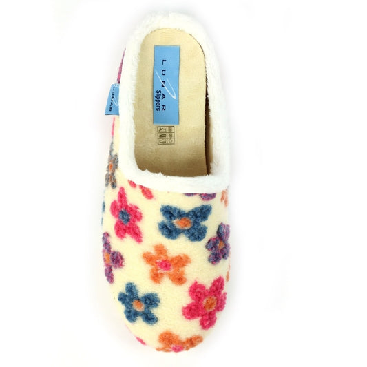 Lunar Dolly White Slippers