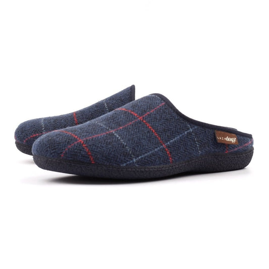 Lazy Dogz Farrell Navy Mule Slippers