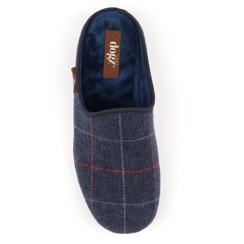 Lazy Dogz Farrell Navy Mule Slippers