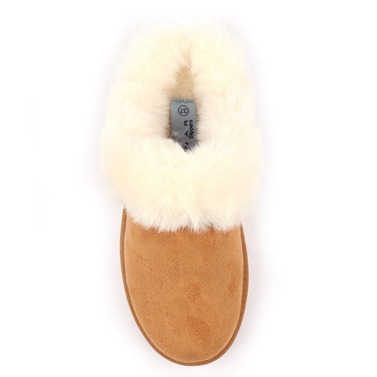 Lunar Nevis Tan Slippers