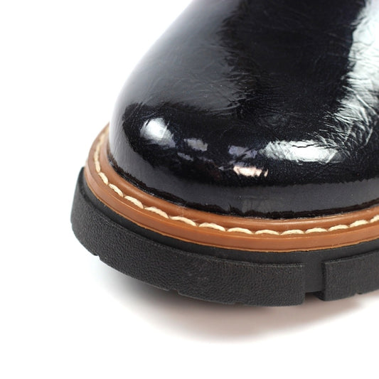 Lunar Peace Navy Ankle Boots