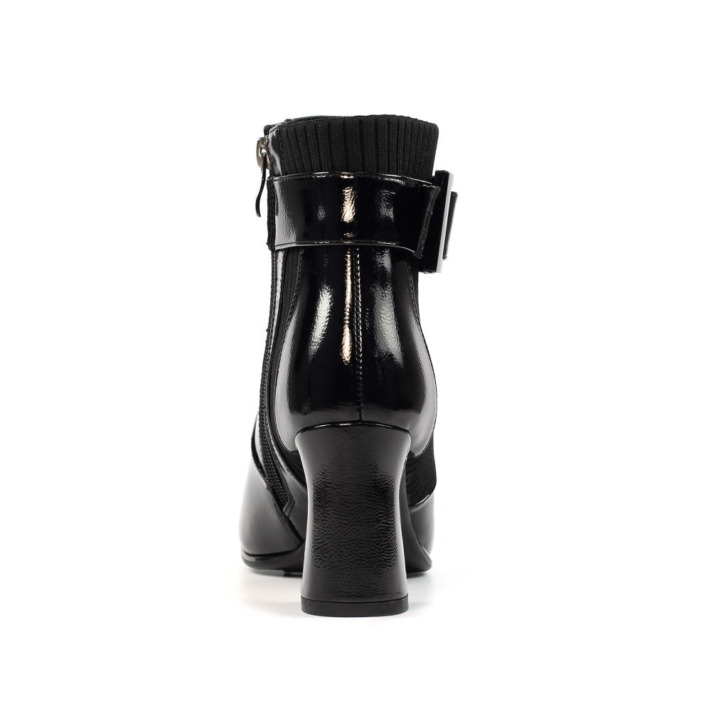 Lunar Trudy Black Ankle Boots