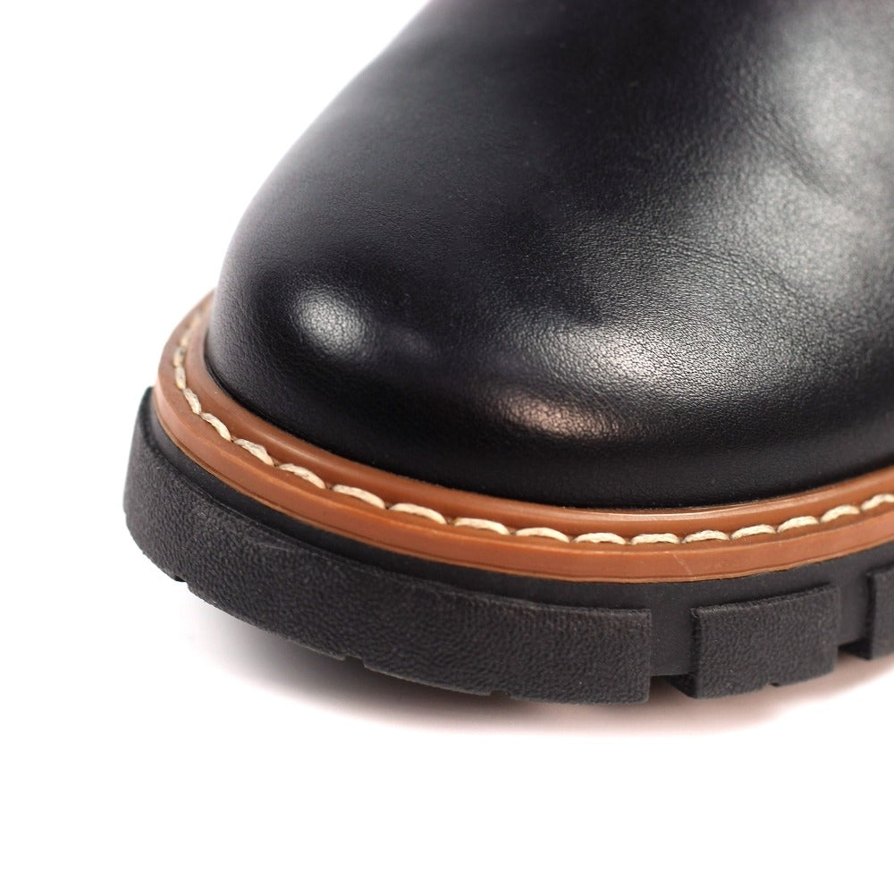 Lunar Ribble Black Ankle Boots