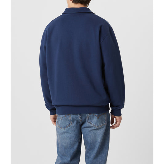 RM Williams Mulyungarie Vintage Blue 1/4 Zip Sweatshirt