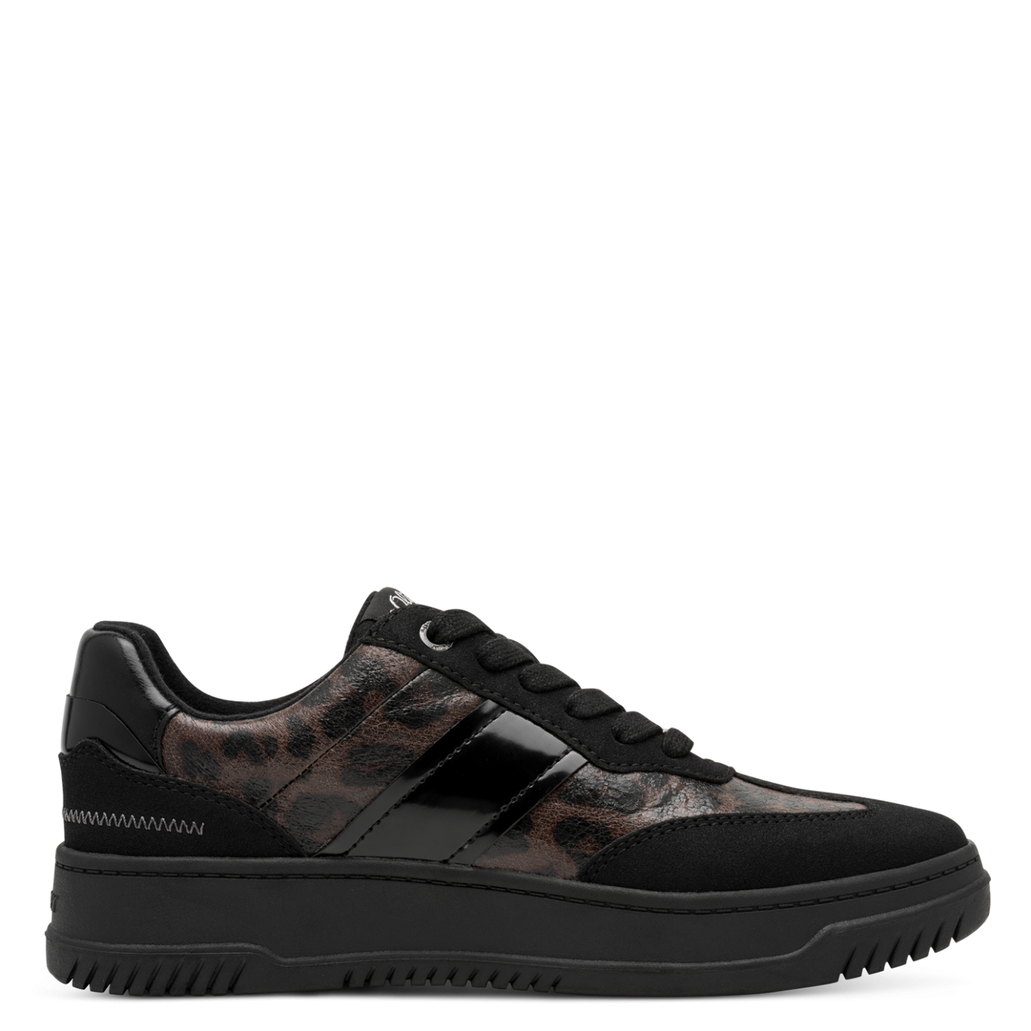 S Oliver 5-23683-45 090 Black/Leopard Trainers