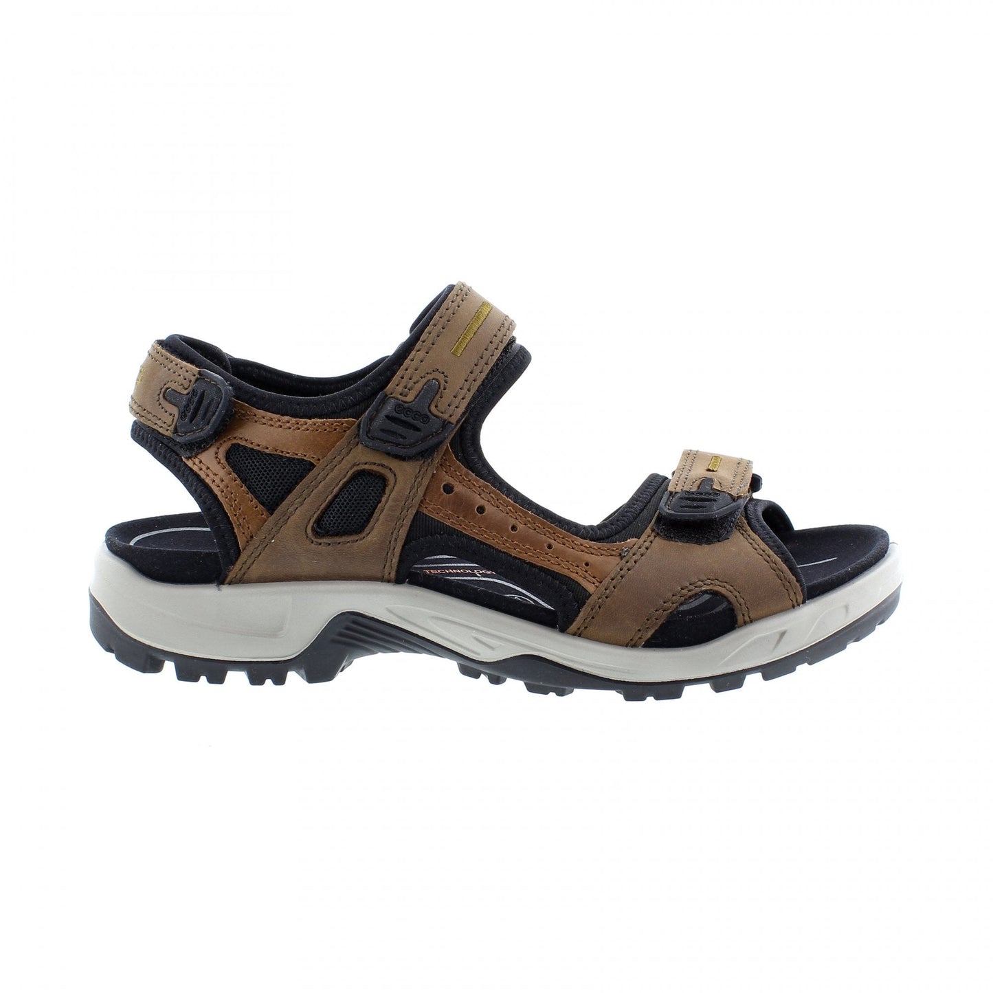 Ecco 069564 56401 Offroad Yacatan Espresso/Cocoa Brown Black Sandals