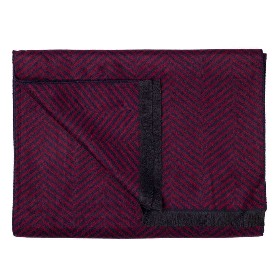 Swole Panda Red Herringbone Scarf