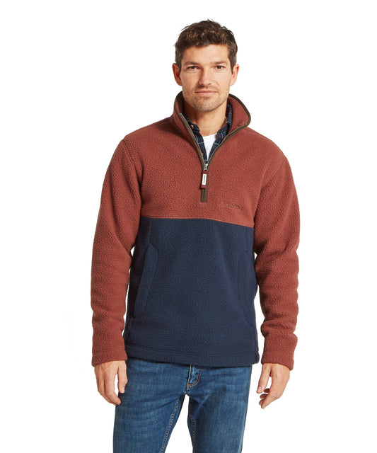 Schöffel Berkeley True Navy/Red Brick Retro Fleece