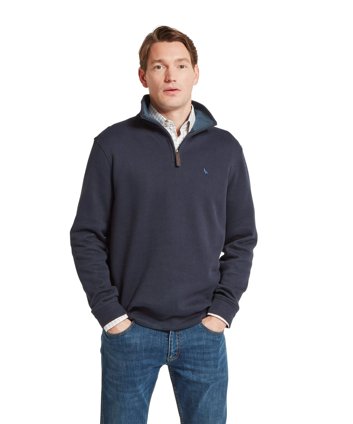 Schöffel Kingsand True Navy 1/4 Zip Jumper