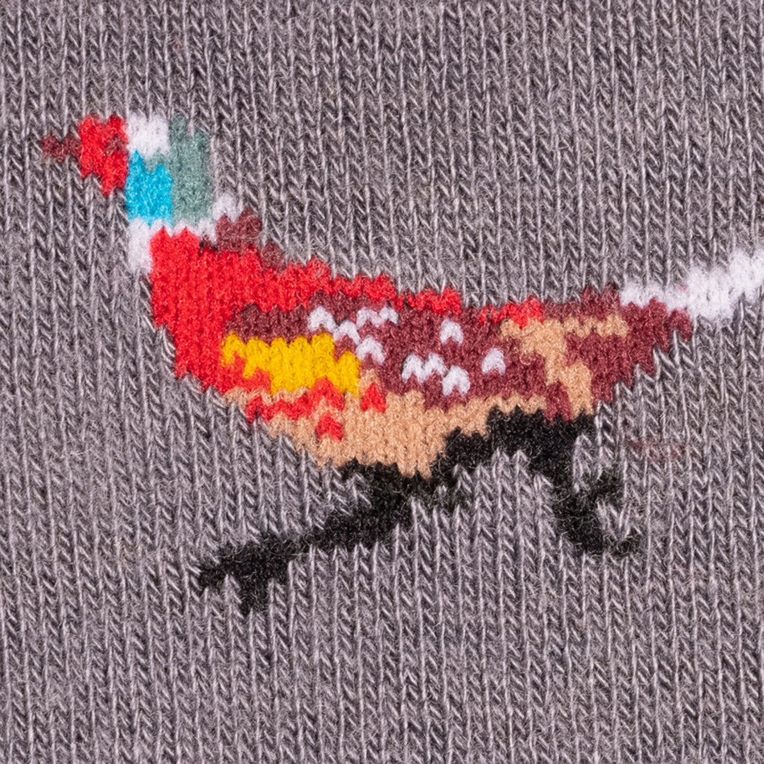 Swole Panda Grey Pheasant Socks