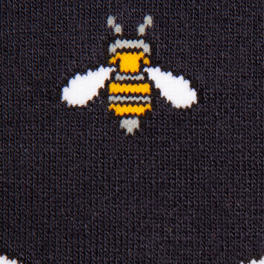 Swole Panda Navy Bumblebee Socks