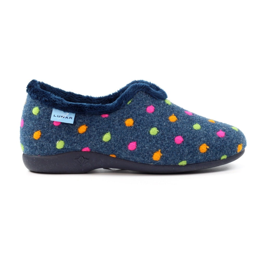 Lunar Studio Navy Full Slipper