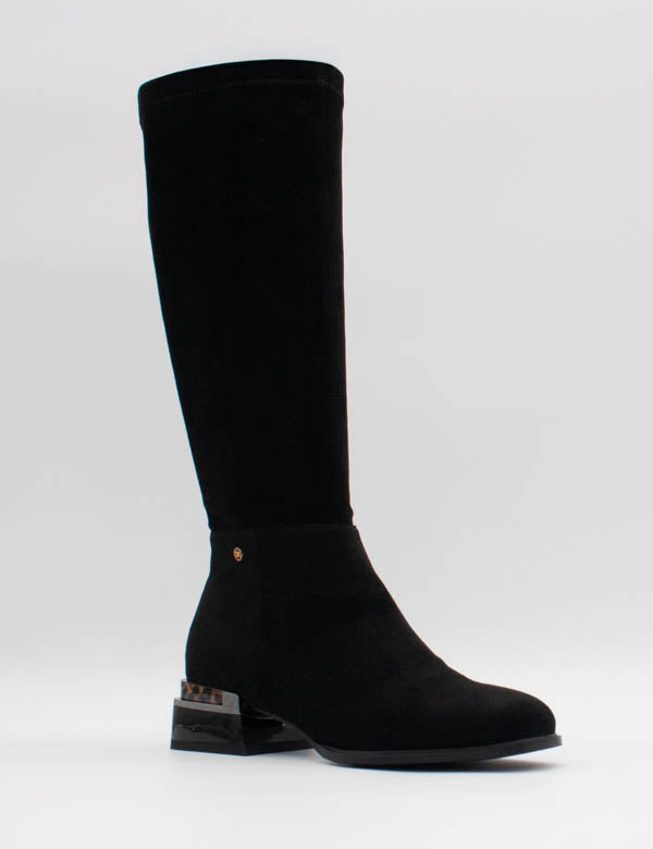 Zanni & Co Yangcun One Ink Black Suede Boots
