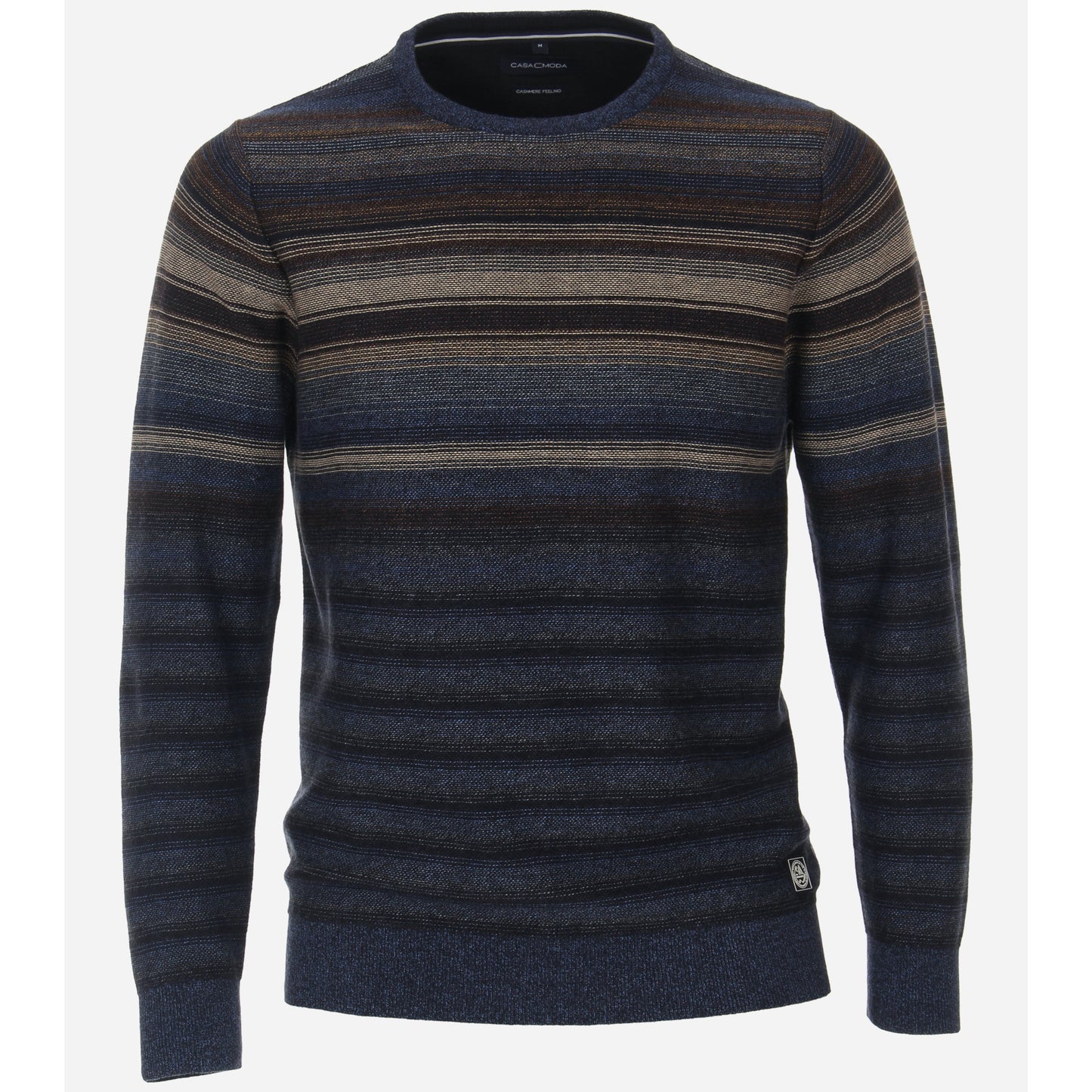 Casa Moda 423914100 175 Patterned Round Neck Sweater