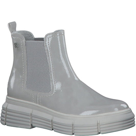 S Oliver 5-5-25413-29 218 Lt.Grey Patent Boots