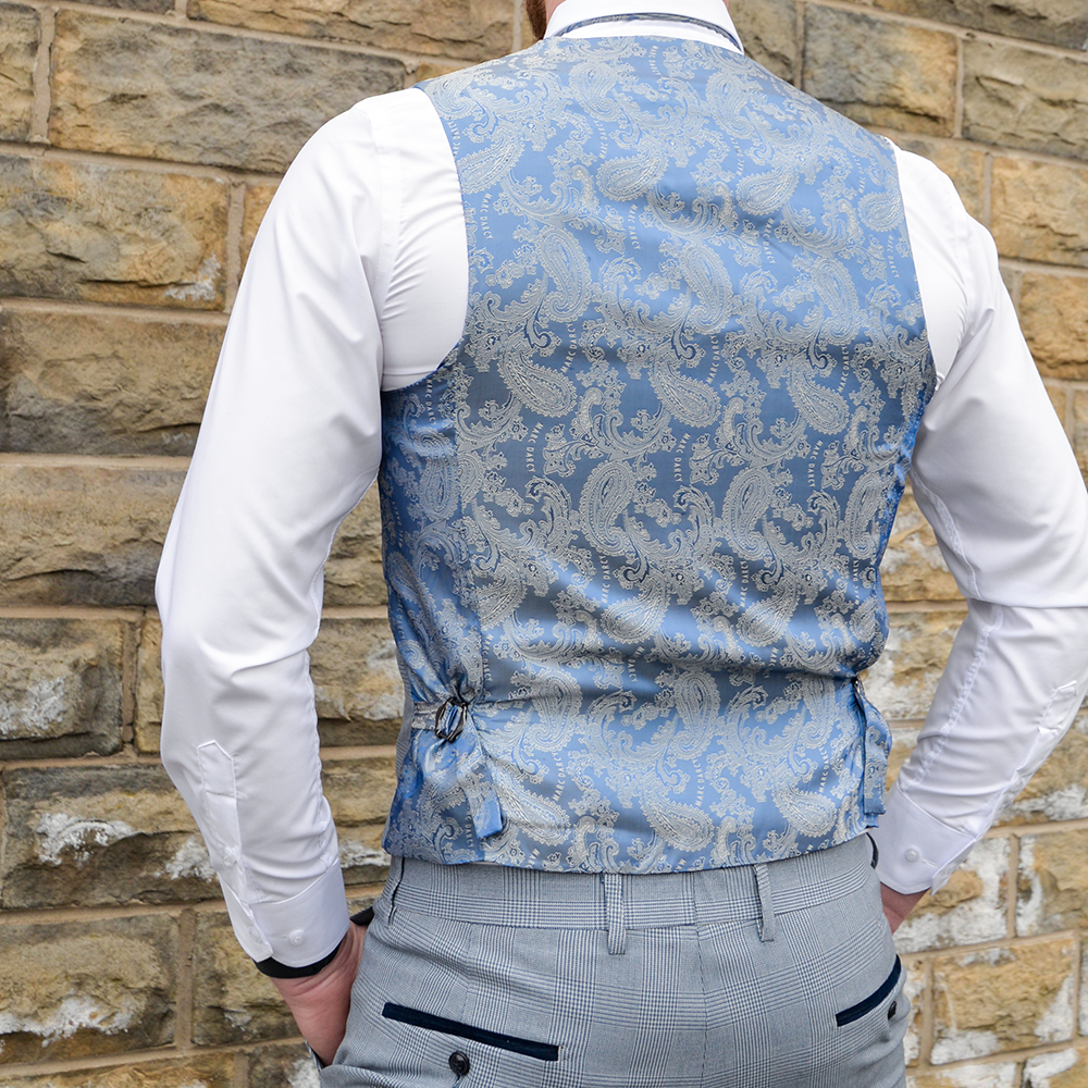 Marc Darcy Bromley Sky Waistcoat